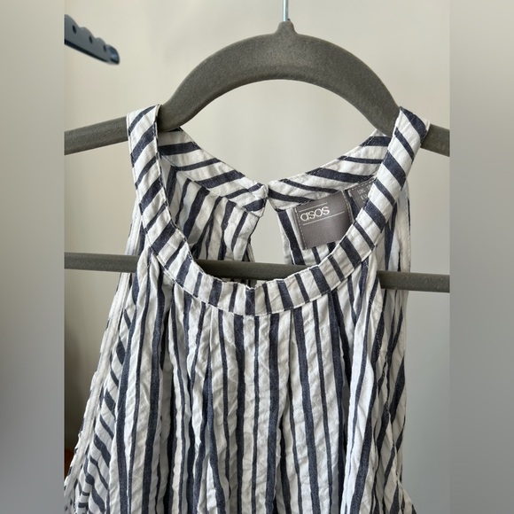 ASOS Halter Striped Swing Dress - 14 - Picture 4 of 8